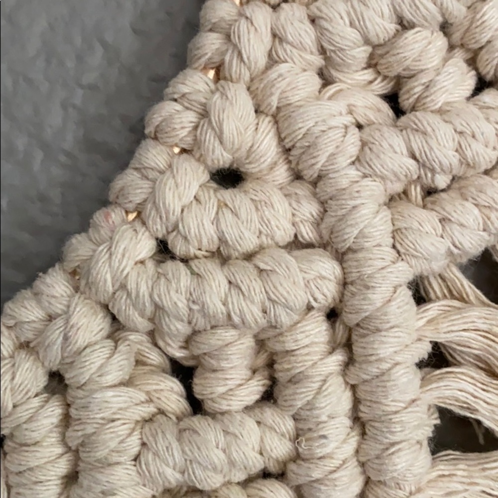 Handmade Macrame Hoop Decor - Picture 3 of 3